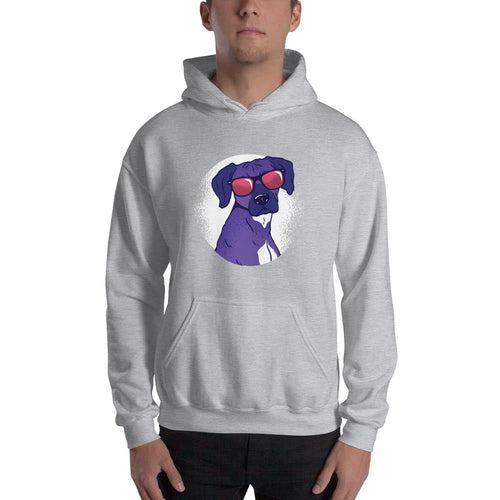 Cool Shady Dog Unisex Hooded Sweatshirt