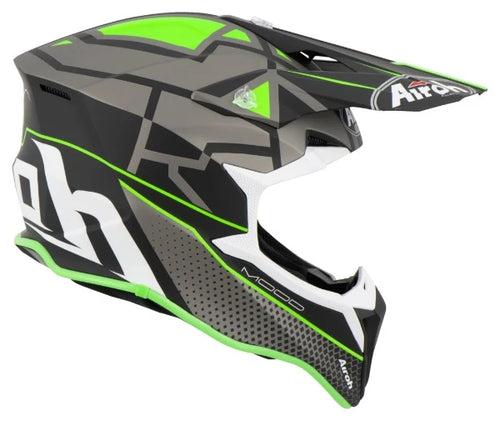 Airoh Wraap Mood Green Matt Helmet