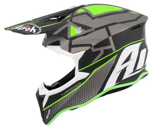 Airoh Wraap Mood Green Matt Helmet