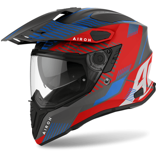 Airoh Commander Boost - Red/Blue Matt Helmet