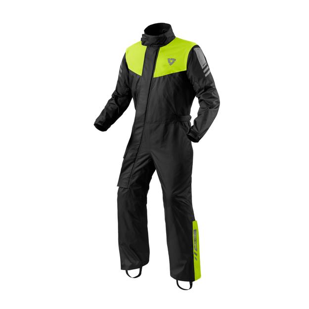 REV'IT! Pacific 4 H2O Rain Suit Black Neon