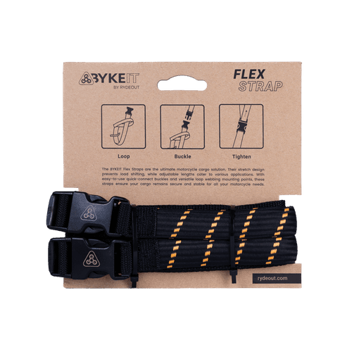 Byke IT Flex Strap - Black Orange