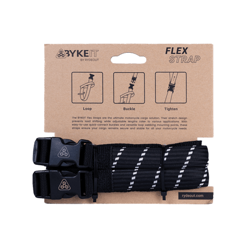 Byke IT Flex Strap - Black Silver