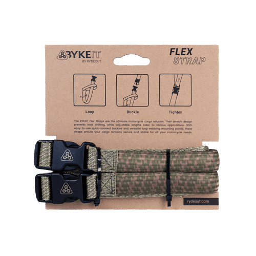 Byke IT Flex Strap - Brown Green