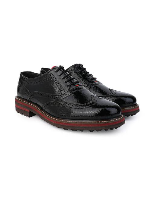 ALBERTO TORRESI MENS SEBESTIAN WING-TIP BROGUE SHOES FOR MEN