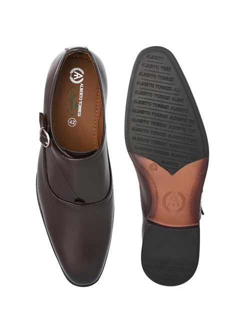 Alberto Torresi Dark Brown Slipon formal Shoes