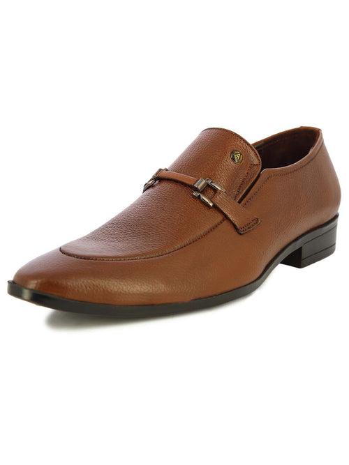 Alberto Torresi Mens Jacob Tan Pointed Slip-Ons