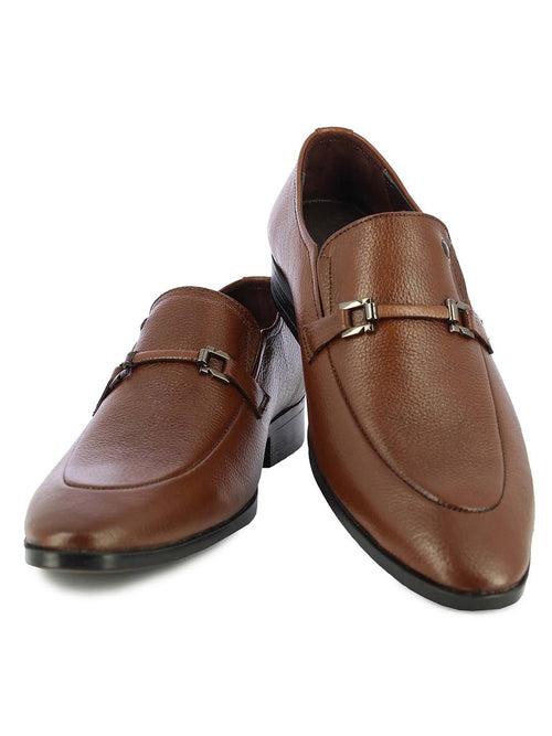 Alberto Torresi Mens Jacob Tan Pointed Slip-Ons