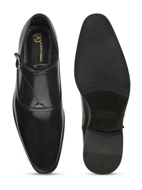 Alberto Torresi Black Slipon formal Shoes