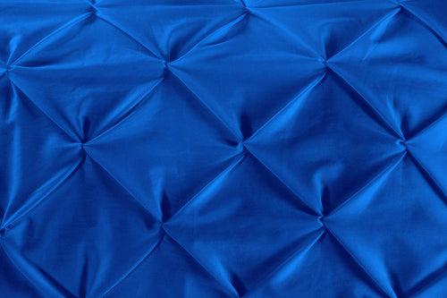 Royal Blue Pinch Bed Runner