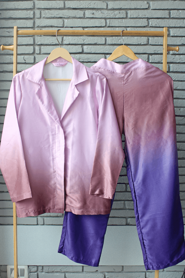 Lavender Dusky Rose Night Suit Set