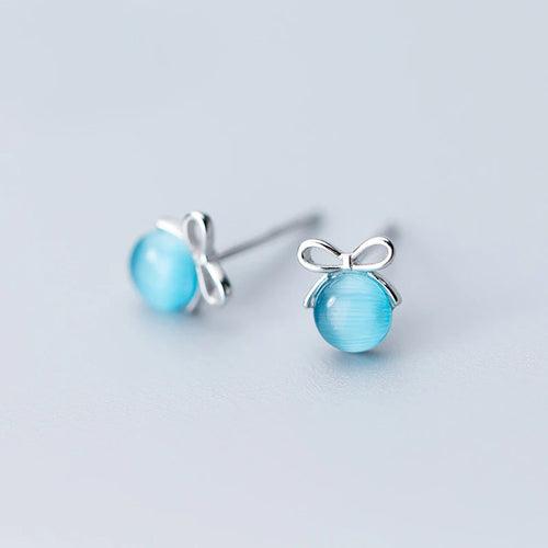 Adorable Aqua Mini Studs