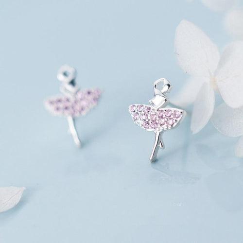 Lovely Ballerina Minimal Studs