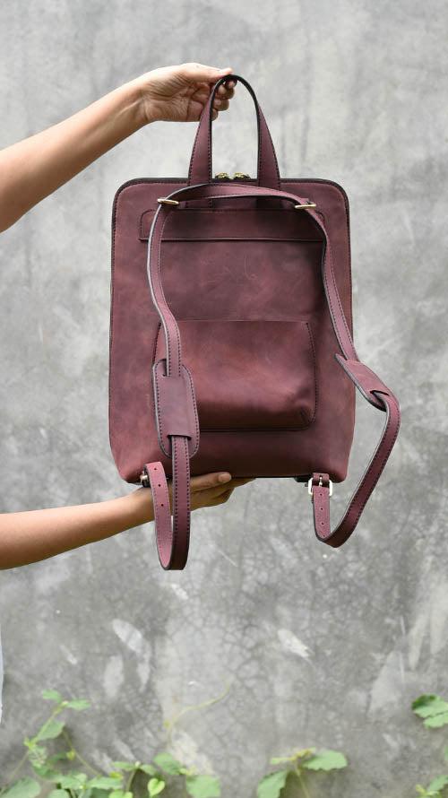 Grape Long Drew Backpack