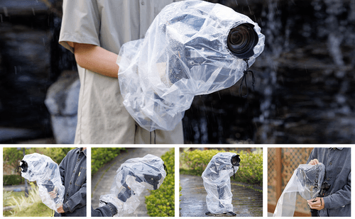 Zikkon RC-G 2 Pack Waterproof Stabilizer Rain Cover, Portable Camera Gimbal Stabiliser Raincoat Protector Fits DJI RS3 Pro Mini RSC 2 Ronin-SC Zhi-yun WEEBILL 3S CRANE 4 & More Stabilizer Below 16.3x8.6x7.7''(Transparent)