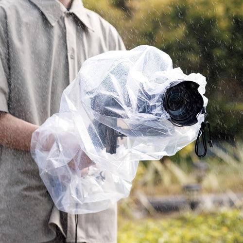 Zikkon RC-G 2 Pack Waterproof Stabilizer Rain Cover, Portable Camera Gimbal Stabiliser Raincoat Protector Fits DJI RS3 Pro Mini RSC 2 Ronin-SC Zhi-yun WEEBILL 3S CRANE 4 & More Stabilizer Below 16.3x8.6x7.7''(Transparent)