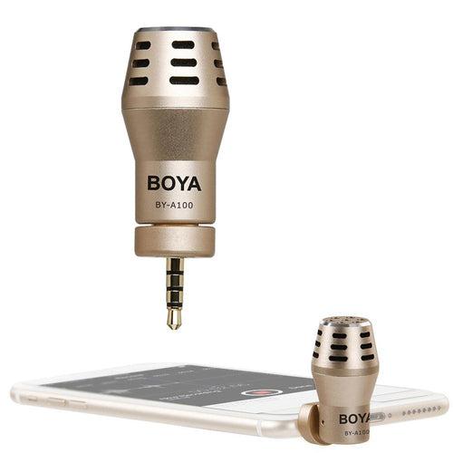 BOYA BY-A100 Omni Directional Condenser Microphone for IOS Android Smartphones