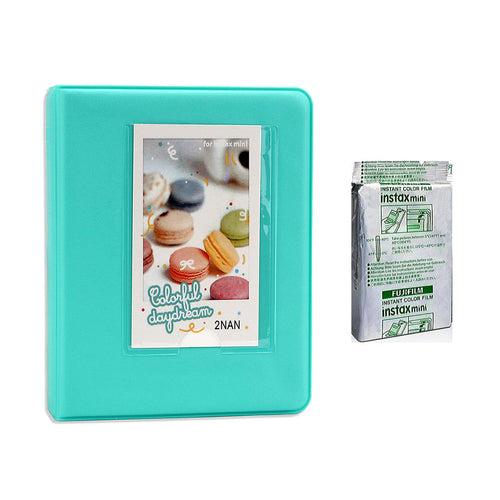 Fujifilm Instax Mini 10X1 airmail Instant Film with Instax Time Photo Album 64 Sheets