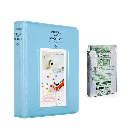 Fujifilm Instax Mini 10X1 airmail Instant Film with Instax Time Photo Album 64 Sheets