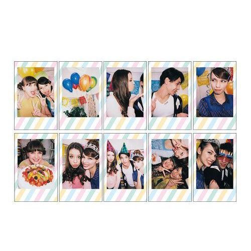 Fujifilm Instax Mini Film Stripe/Airmail/Stained Glass, 10x3(total 30 Sheets)