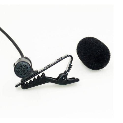 BOYA BY-M4C Phantom Power Clip-On Cardioid XLR Lavalier Microphone for Canon Sony Panasonic Camcorders ZOOM H4n H5 H6 TASCAM Audio Recorders