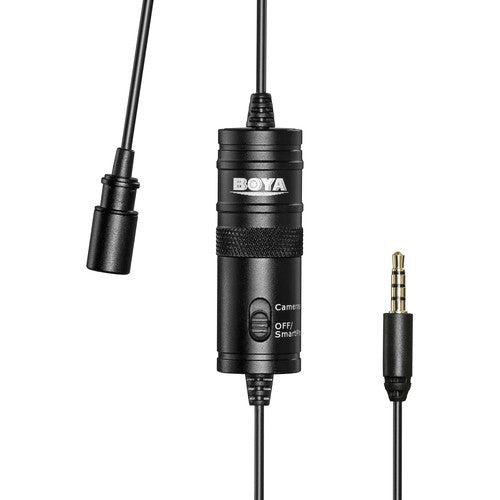 Boya BY-M1 Omni directional Lavalier Microphone for DSLRs,Camcorders & Smartphones