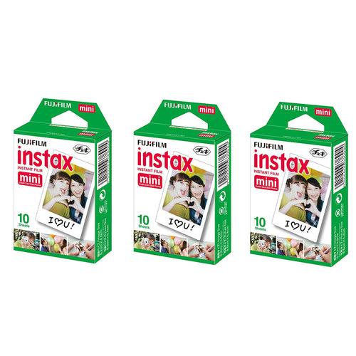 Fujifilm Instax Mini 3 Pack 10 Sheets Instant Film with 96-sheet Album for mini film (Watercolor)