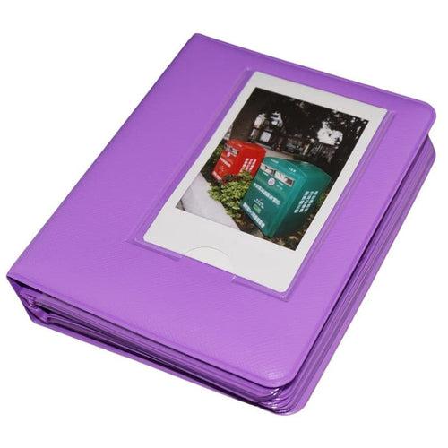 Fujifilm Instax Mini 5 Pack of 10 Sheets Instant Film with Instax Time Photo Album 64-Sheets (Violet Purple)