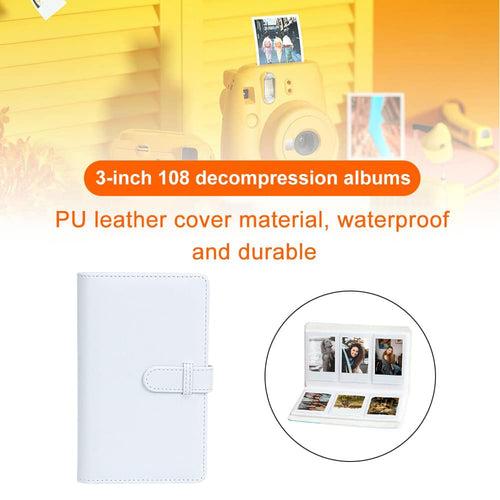 Zikkon Instax Mini Compatible 108 sheet Album for Fujifilm Instax Mini Film (3 inch)