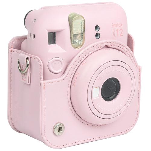 Zikkon Instax Mini 12 Protective Camera Case PU Leather Carrying Bag