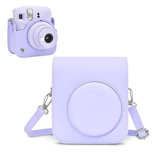 Zikkon Instax Mini 12 Protective Camera Case PU Leather Carrying Bag