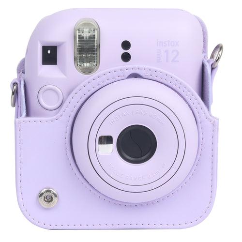 Zikkon Instax Mini 12 Protective Camera Case PU Leather Carrying Bag