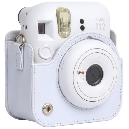 Zikkon Instax Mini 12 Protective Camera Case PU Leather Carrying Bag