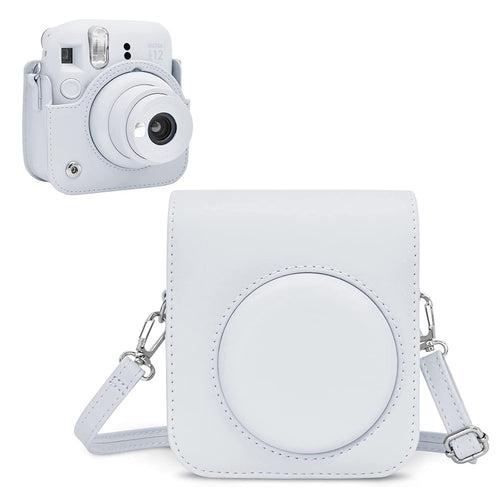 Zikkon Instax Mini 12 Protective Camera Case PU Leather Carrying Bag