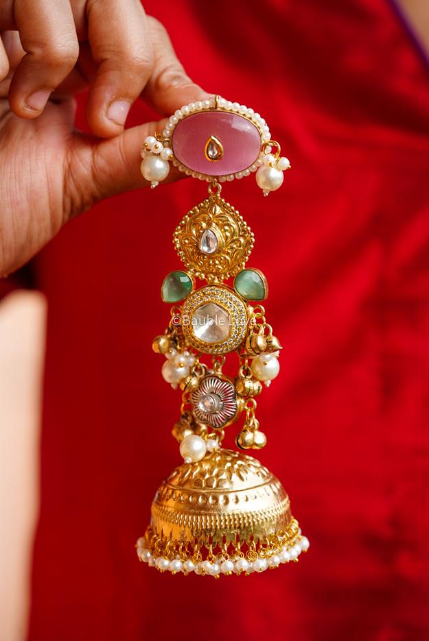 Vraksha Jhumka Earrings