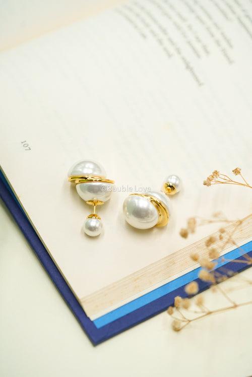 Twisted Pearl Earrings