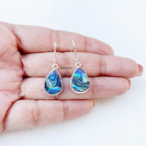 Abalone Silver Earring