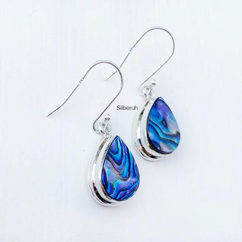 Abalone Silver Earring