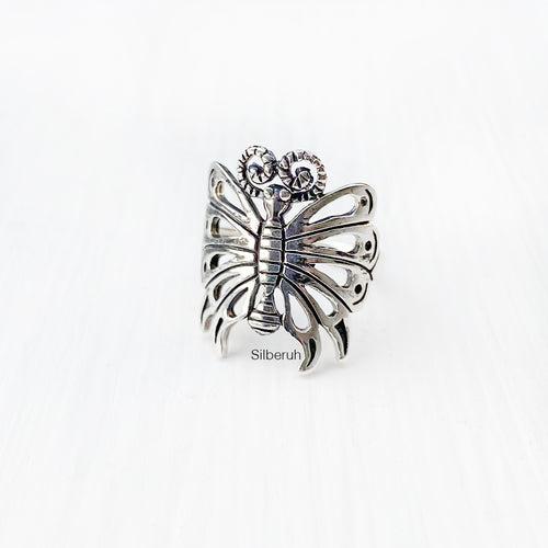 Silver Butterfly Ring