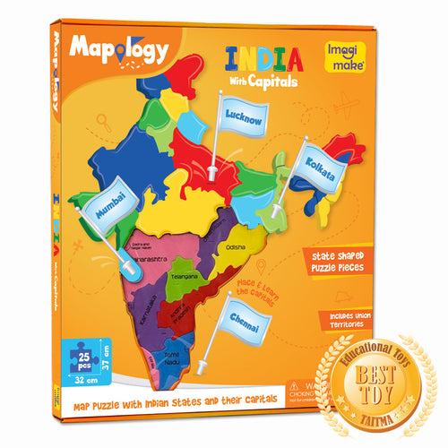 Mapology –  India Political & Physical Map Puzzle