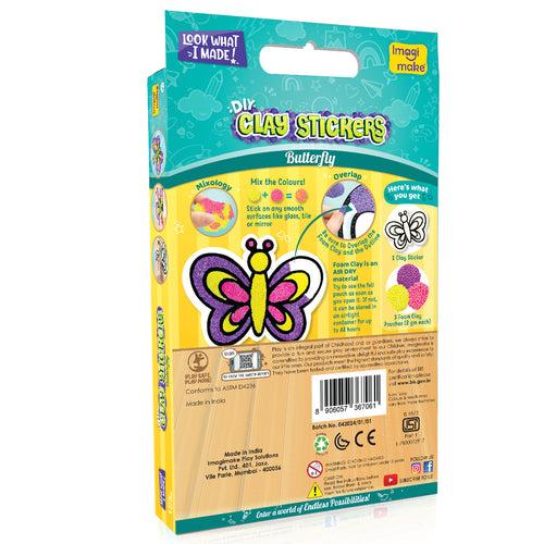 Clay Stickers - Butterfly