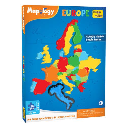 Mapology Combo - India, World and Europe