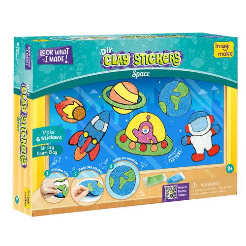 Clay Stickers - Space Adventure