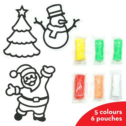 Clay Stickers - Christmas