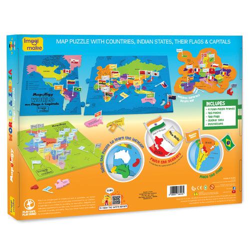 Imagimake Combo: Educational Puzzle & 5-in-1 Craft Kit
