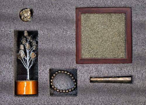 Corporate Gift Box with Pyrite: Elevate Success and Prosperity