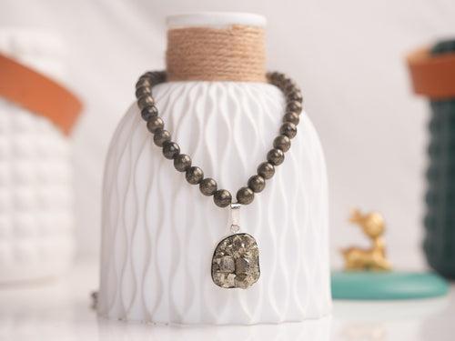 Pyrite Necklace: Embrace Confidence and Prosperity