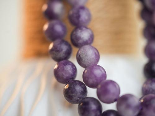 Lepidolite Bracelet: Calming Elegance, Stress Relief