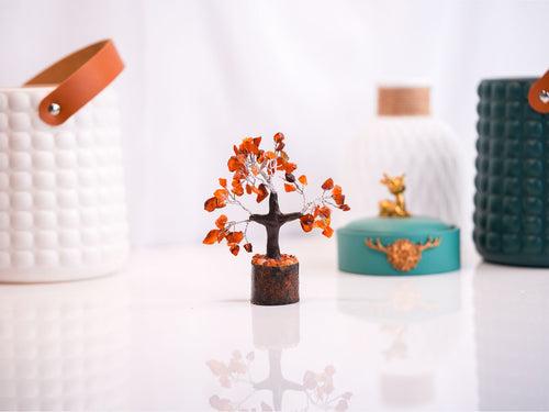 Red Carnelian Tree: Manifest Energies of Vitality and Creativity