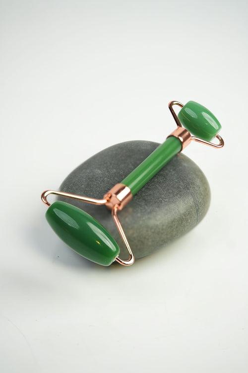 Green Jade Face Massage Roller: Embrace Radiant Beauty